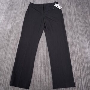 Atelier Luxe Dress Pants Womens 10 Charcoal Gray New Washable Stretch Straight